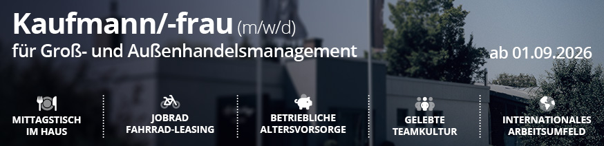 Kaufmann / Kauffrau für Groß- und Außenhandelsmanagement