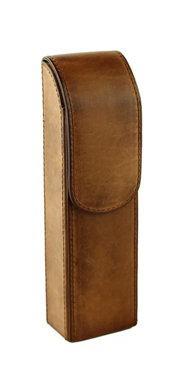Adorini Zigarrenetuis für 2 Zigarren Braun