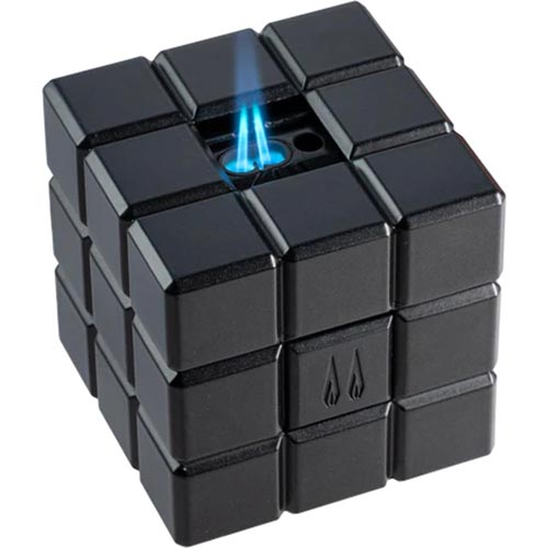Colibri Tischfeuerzeug Heritage Cube Schwarz