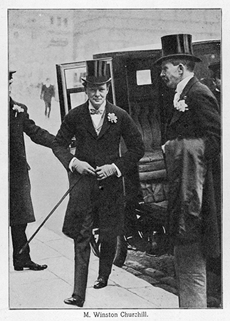 Winston Churchill in jungen Jahren