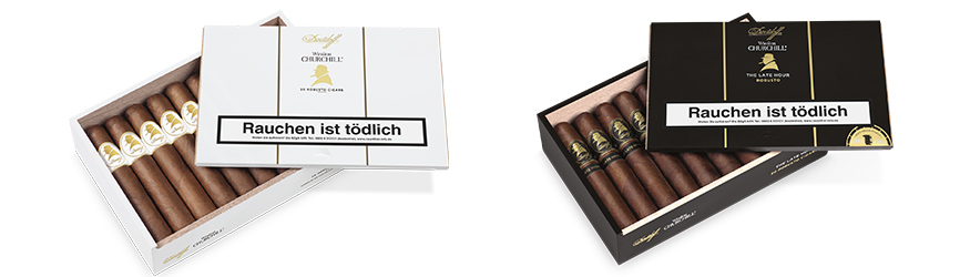 Davidoff Winston Churchill Kiste offen