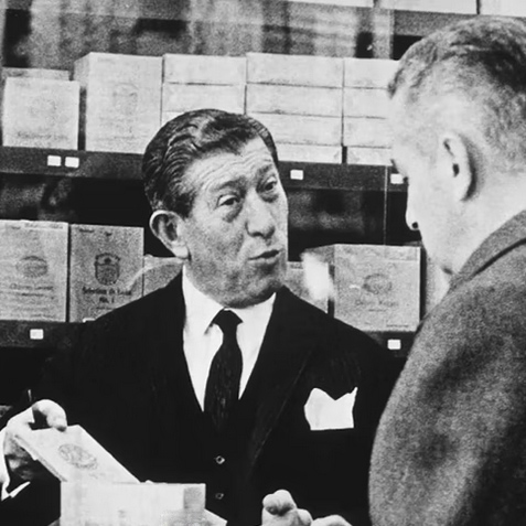 Zino Davidoff im Verkaufsgespräch